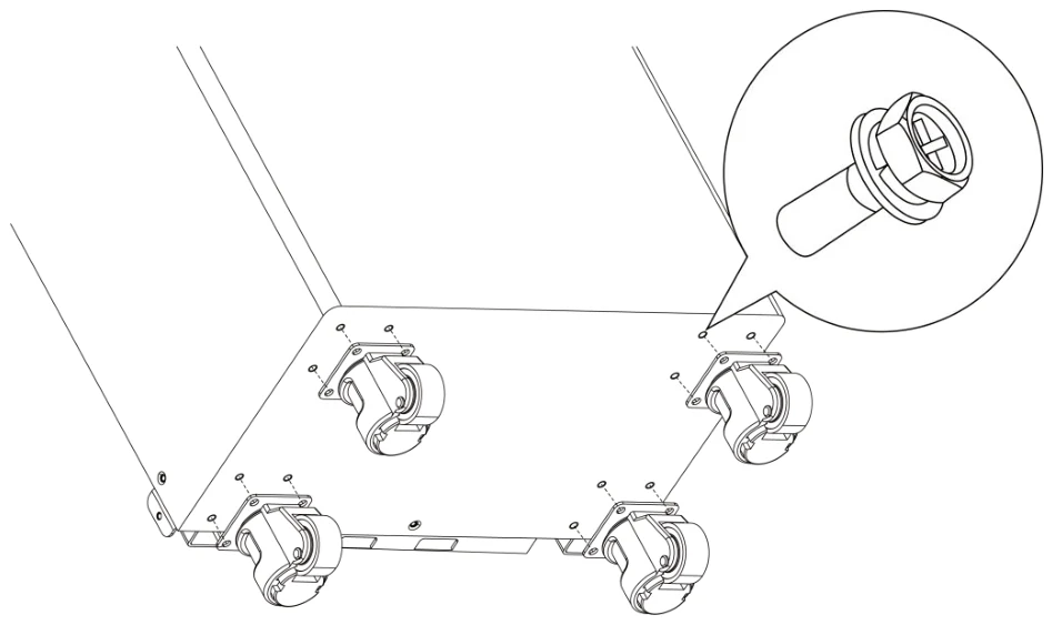 Mounting the Wheels (Optional)