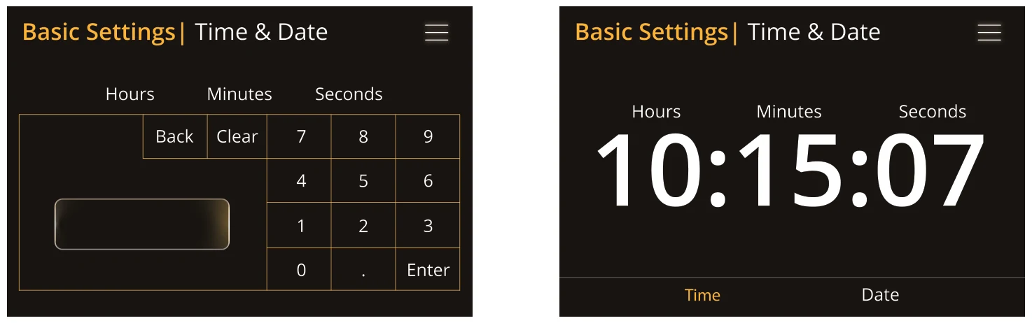Basic Setup | Time &amp; Date