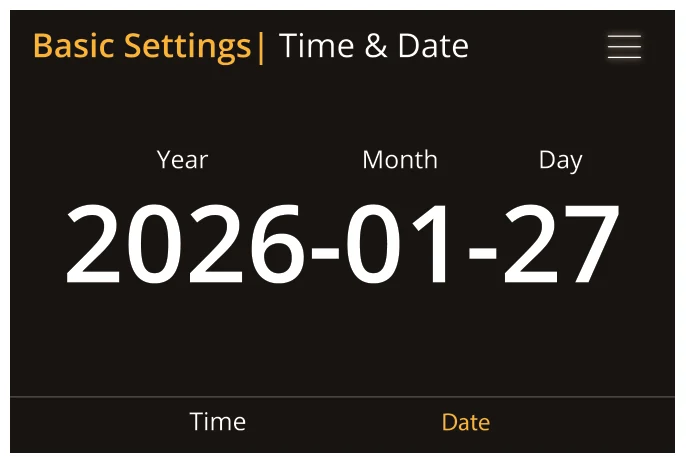 Basic Setup | Time &amp; Date