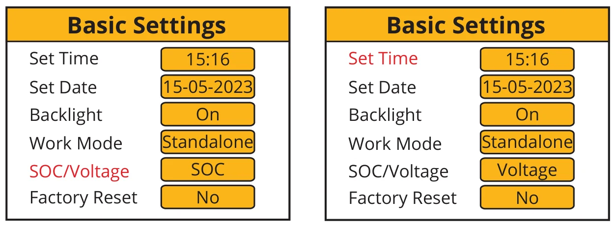Basic Settings