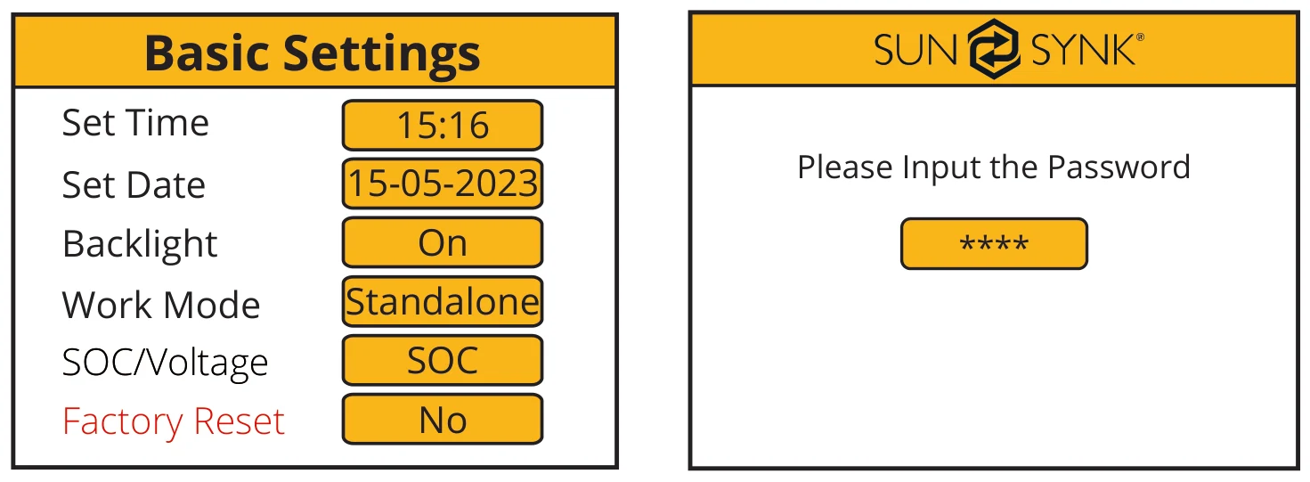 Grid Mode Settings