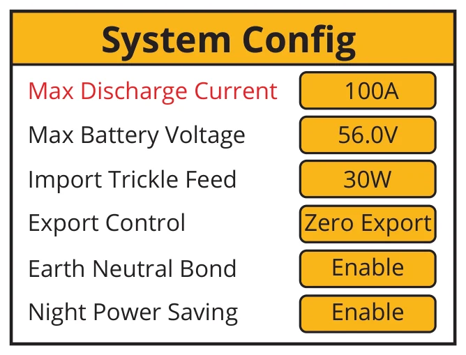 System Settings