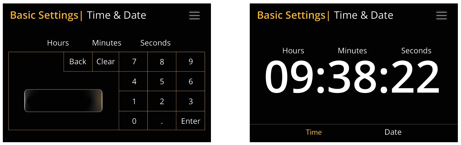 Basic Setup | Time &amp; Date