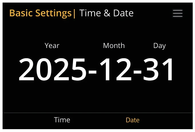 Basic Setup | Time &amp; Date